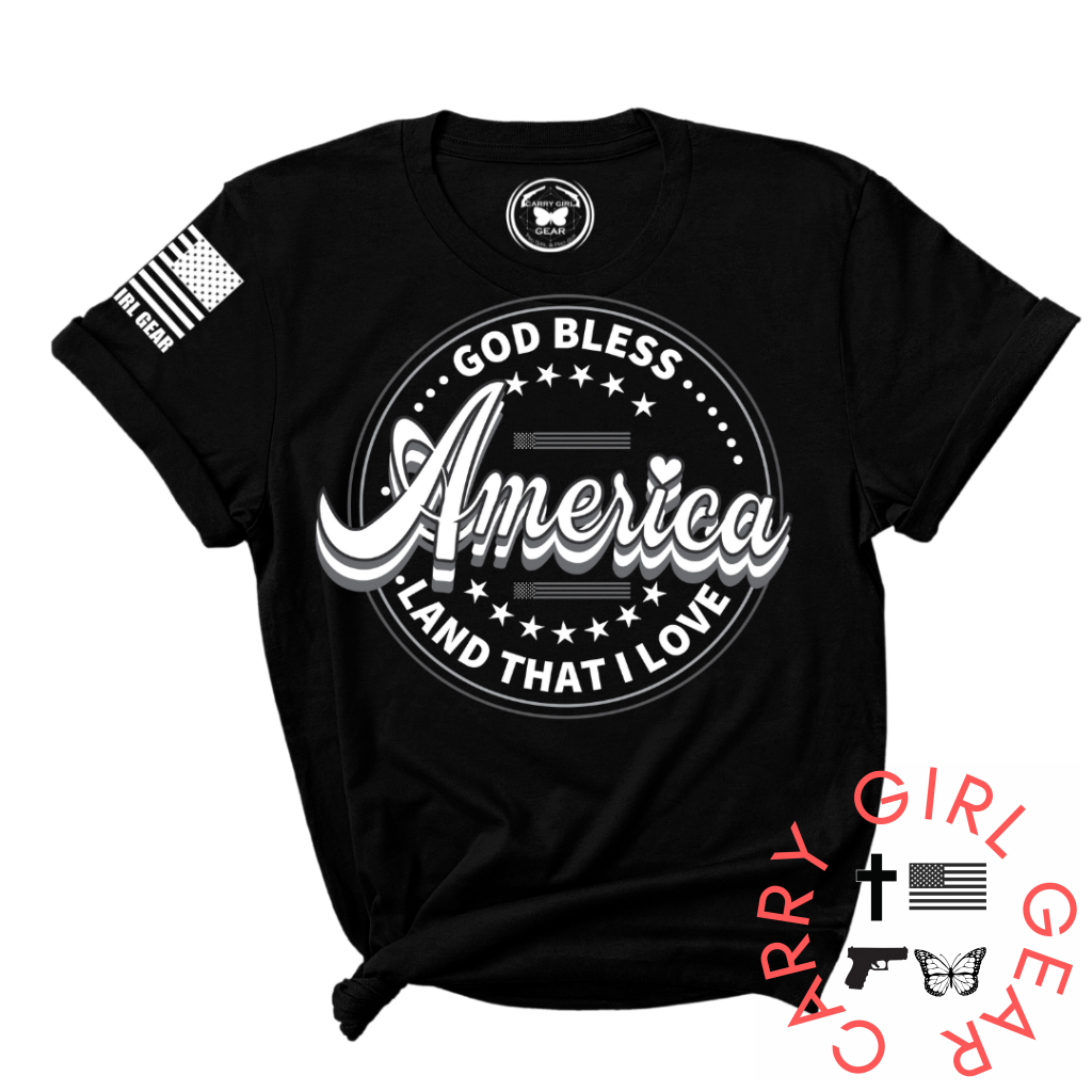 LAND THAT I LOVE Tee – Patriotic Women's Shirt | Shop250America