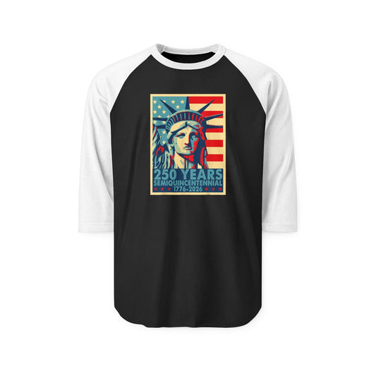 Liberty Semiquincentennial Raglan Tee – America’s 250th Anniversary