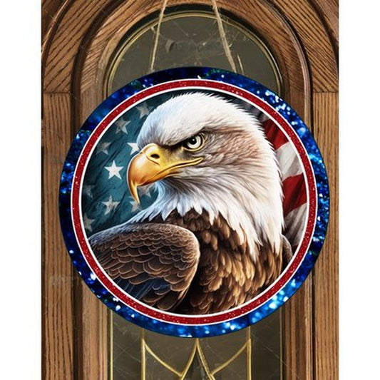 Patriotic American Eagle Four Round Sign