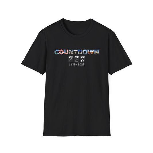 Patriotic Countdown to 250 Years T-Shirt (1776–2026 Edition)