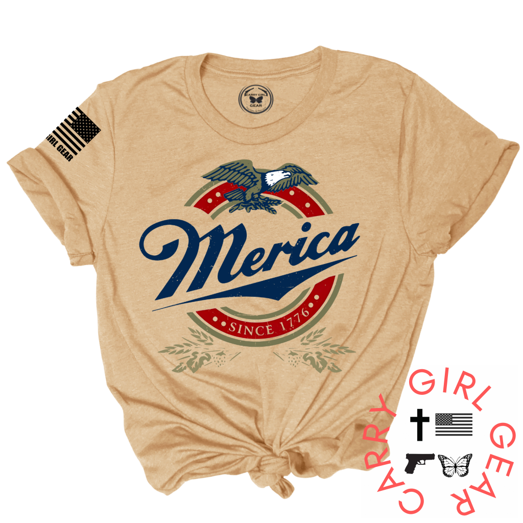 THE MERICA TEE – Women's Patriotic T-Shirt | Shop250America