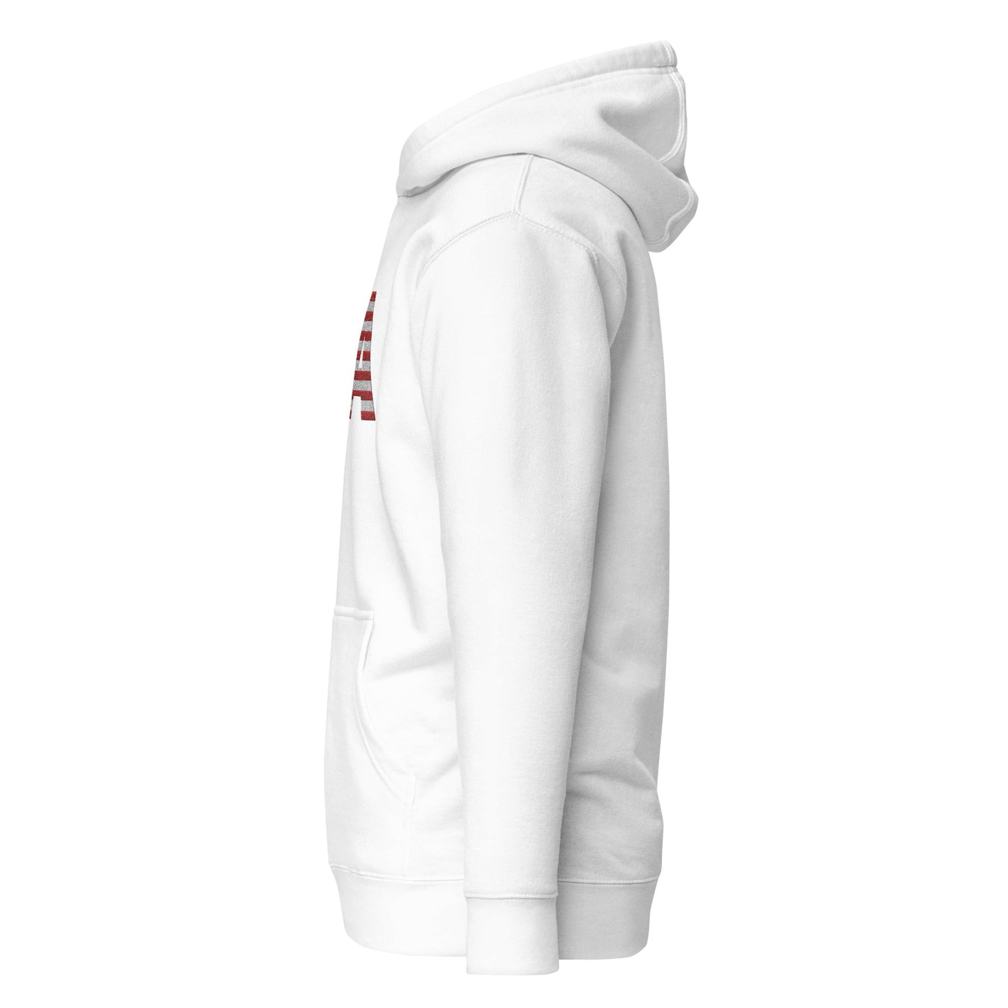 USA Large Embroidery Unisex Hoodie | Patriotic Apparel