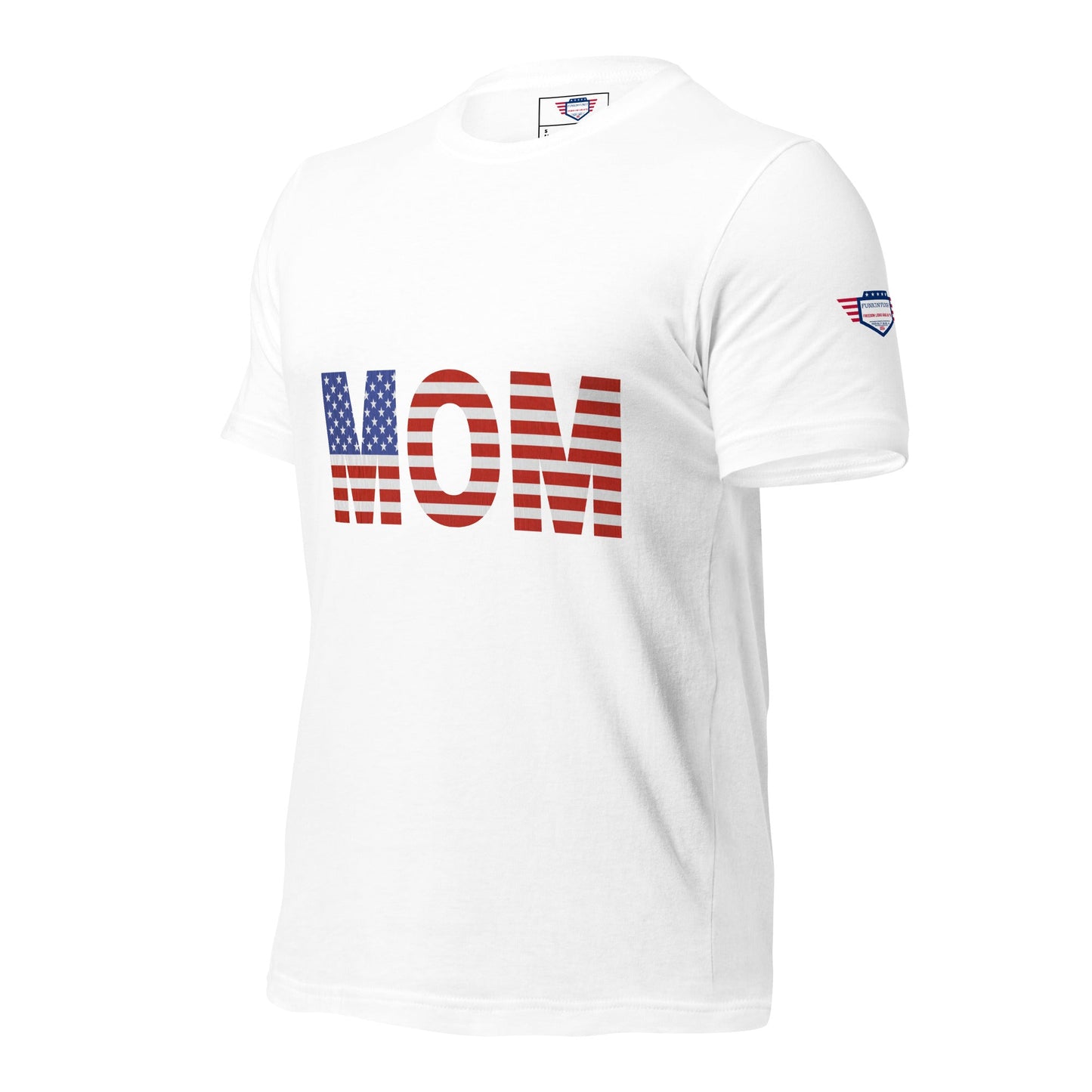 Mom USA Unisex T-Shirt | Patriotic Mother's Day Tee
