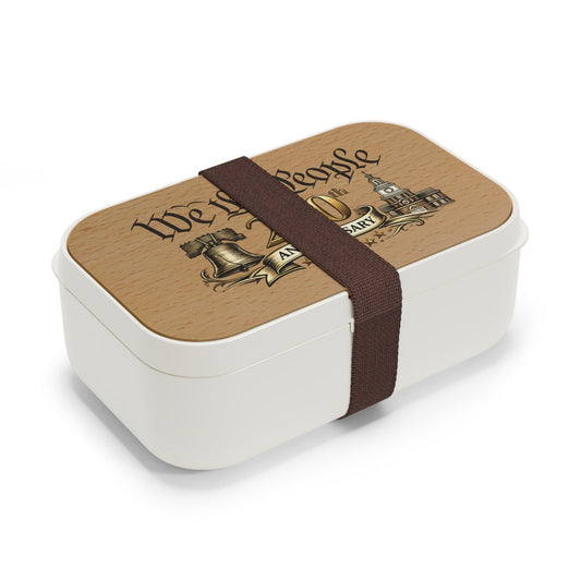 We the People – America’s 250th Anniversary Bento Wooden-Top Lunch Box (1776–2026)