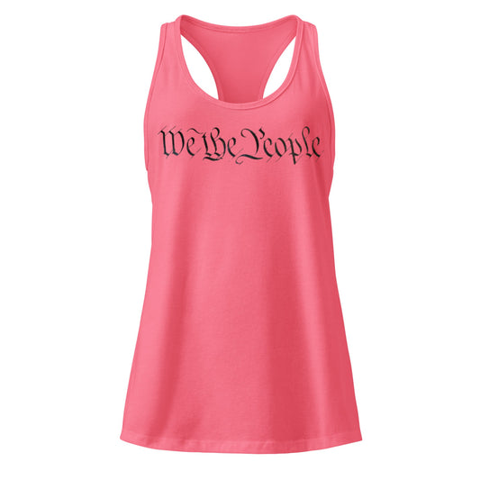 We The People Racerback Tank | Women's Fitted Patriotic Top