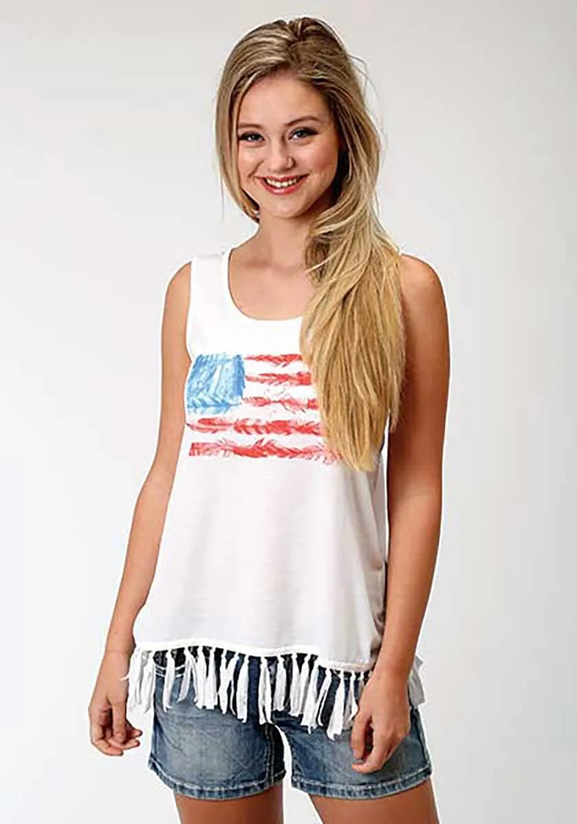 Roper Americana (White) | Women's Tank Top