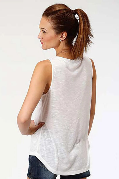 Roper Americana Peace (White) | Women's Tank Top