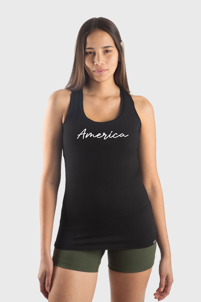 America SoftTECH™ Racerback Tank by WSI Sportswear