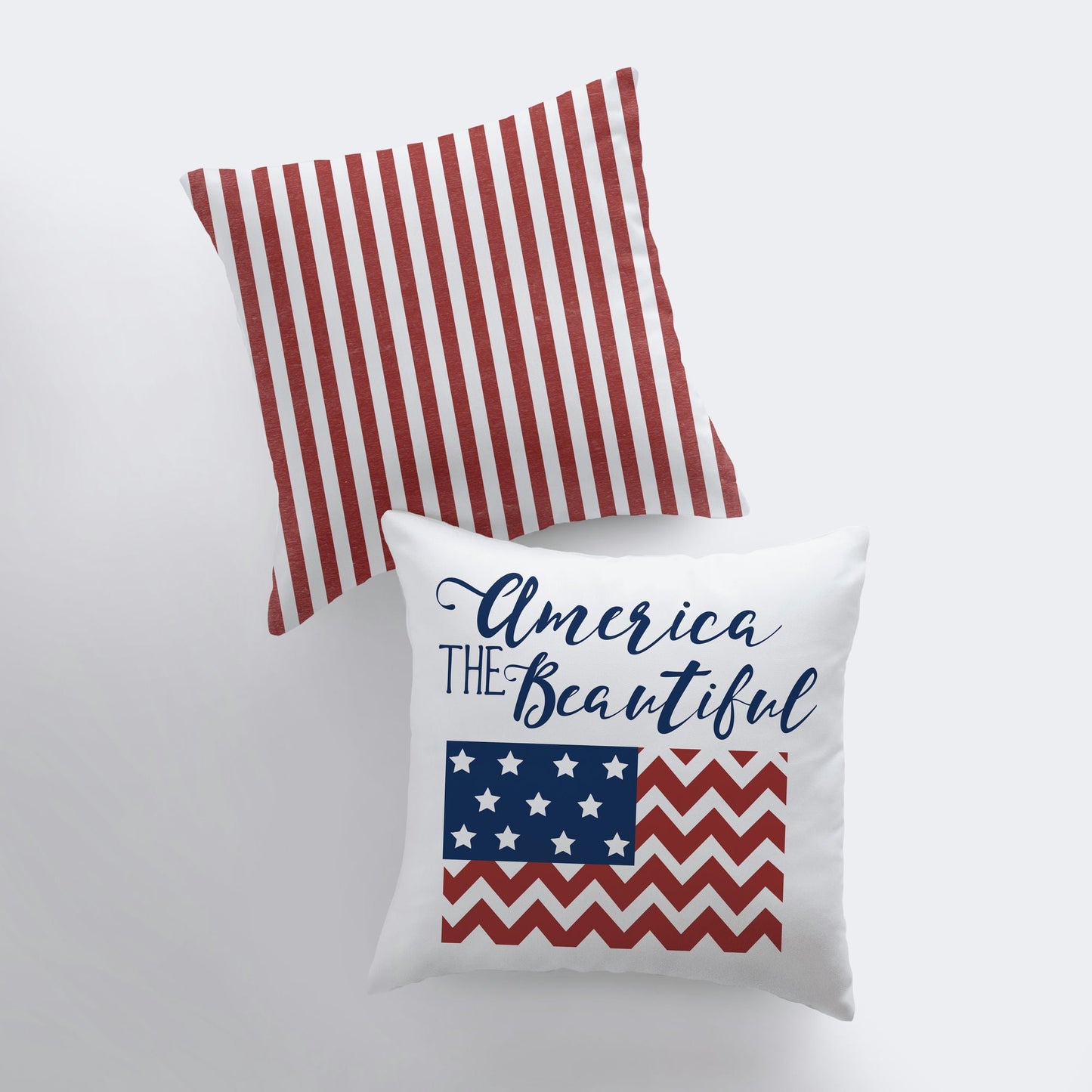 America the Beautiful | Pillow Cover | Home Decor | Freedom Fourth of