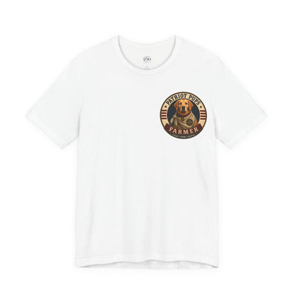 Scout the Farmer Graphic Tee | Patriot Pups™ | Steady. Strong. Essential.