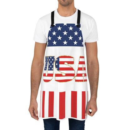 America 250 Patriotic Apron — All-Over Print BBQ & Cooking Apron