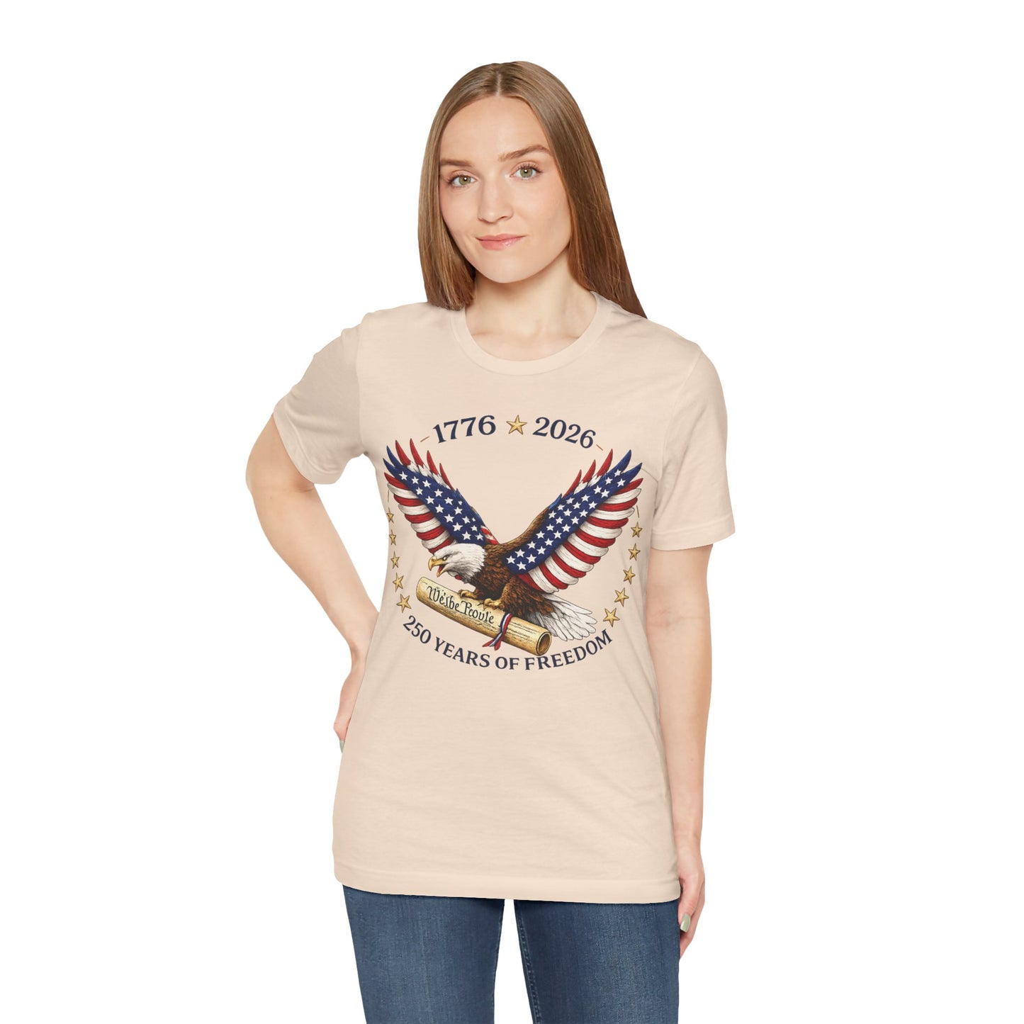 1776–2026 Eagle Patriotic Tee – 250 Years of Freedom