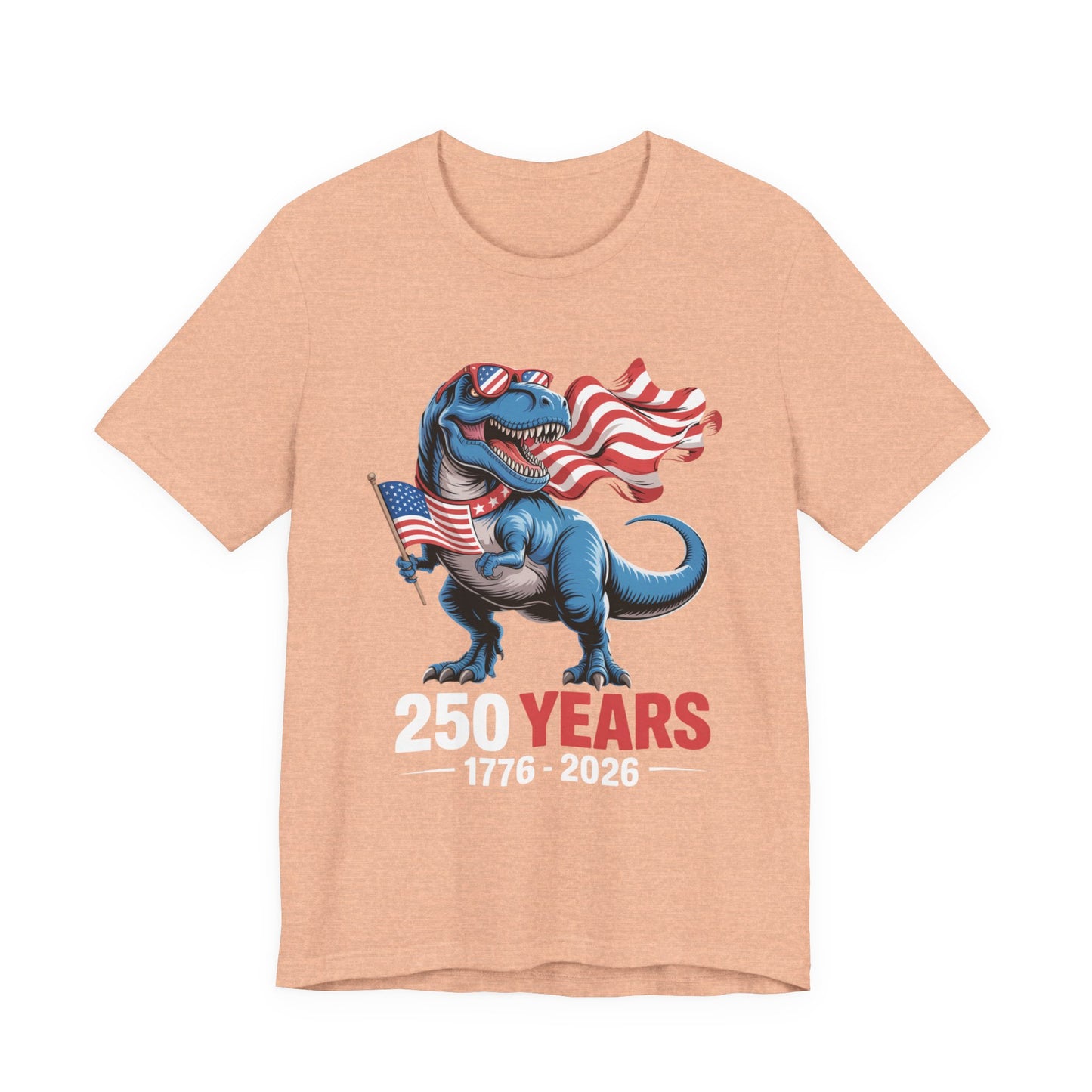 America 250 T-Rex Patriotic Tee 1776-2026