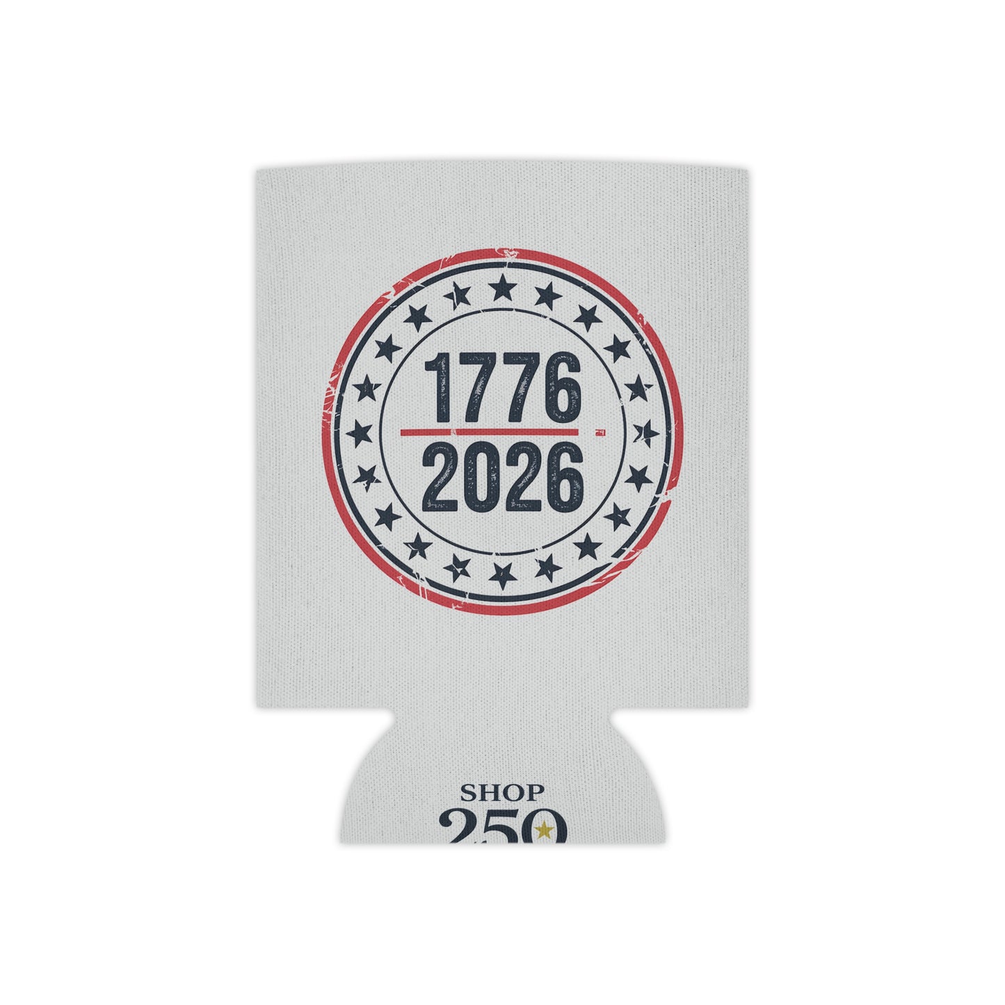 America 250 Can Cooler 1776-2026 — Patriotic Beer Koozie
