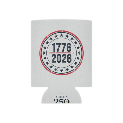America 250 Can Cooler 1776-2026 — Patriotic Beer Koozie