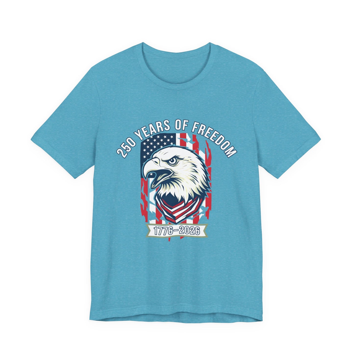 America 250 Eagle Flag Tee — 250 Years of Freedom