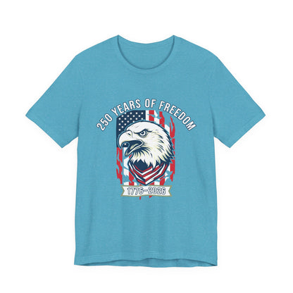 America 250 Eagle Flag Tee — 250 Years of Freedom