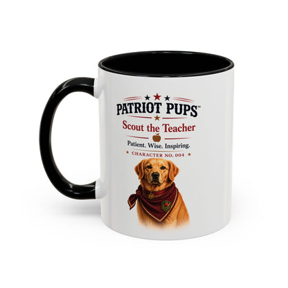 Scout the Teacher Accent Mug | Patriot Pups™ | Patient. Wise. Inspiring