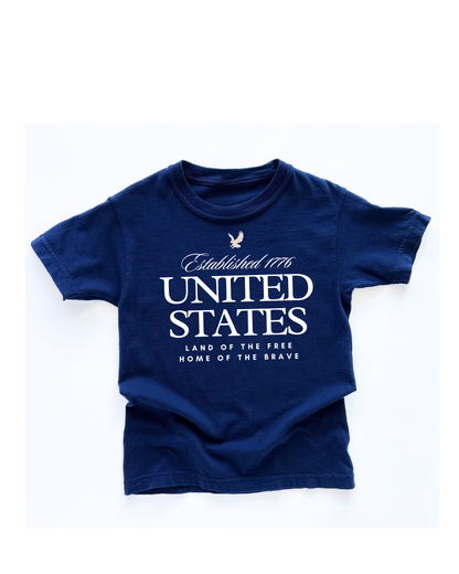 United States - Land of the Free Kids Tee