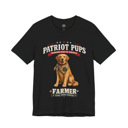 Scout the Farmer T-Shirt | Patriot Pups™ | Steady. Strong. Essential.