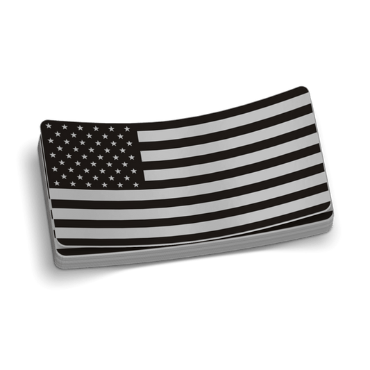 Ghost Flag Hard Hat Decal | Tactical Patriotic Sticker