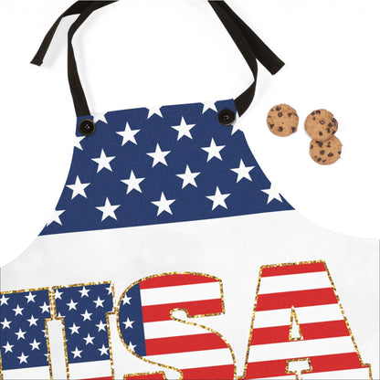 America 250 Patriotic Apron — All-Over Print BBQ & Cooking Apron