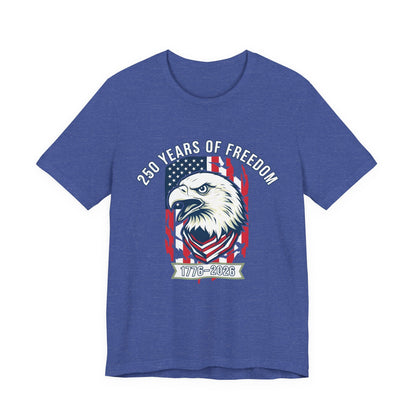 America 250 Eagle Flag Tee — 250 Years of Freedom