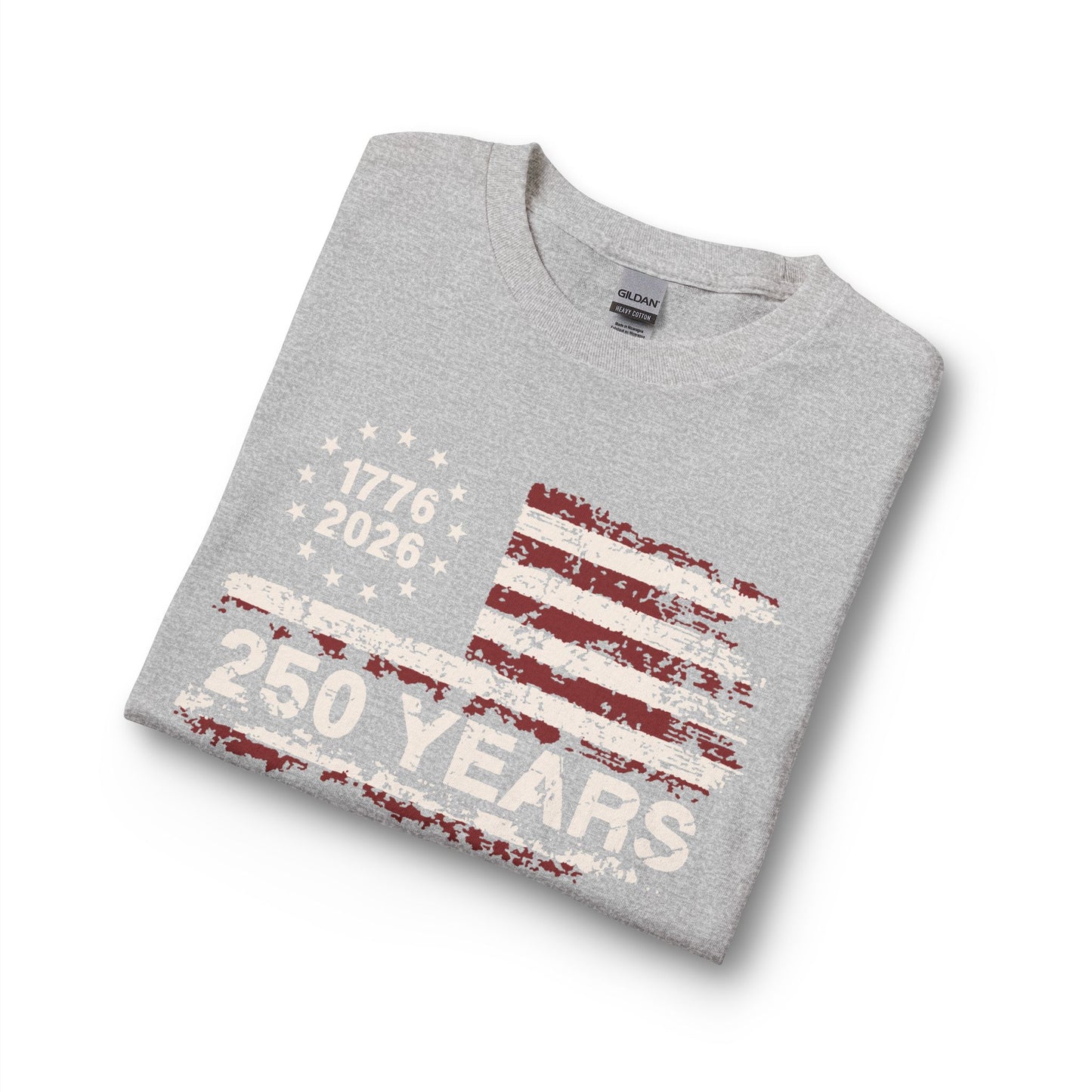 America 250 Distressed Flag Long Sleeve Shirt