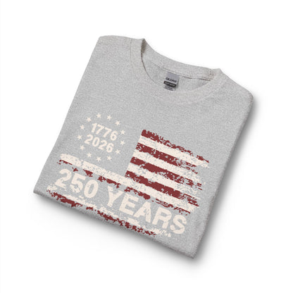 America 250 Distressed Flag Long Sleeve Shirt