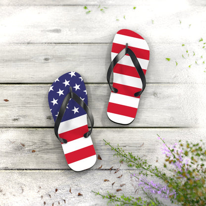 USA Flag Flip Flops | Patriotic Summer Sandals