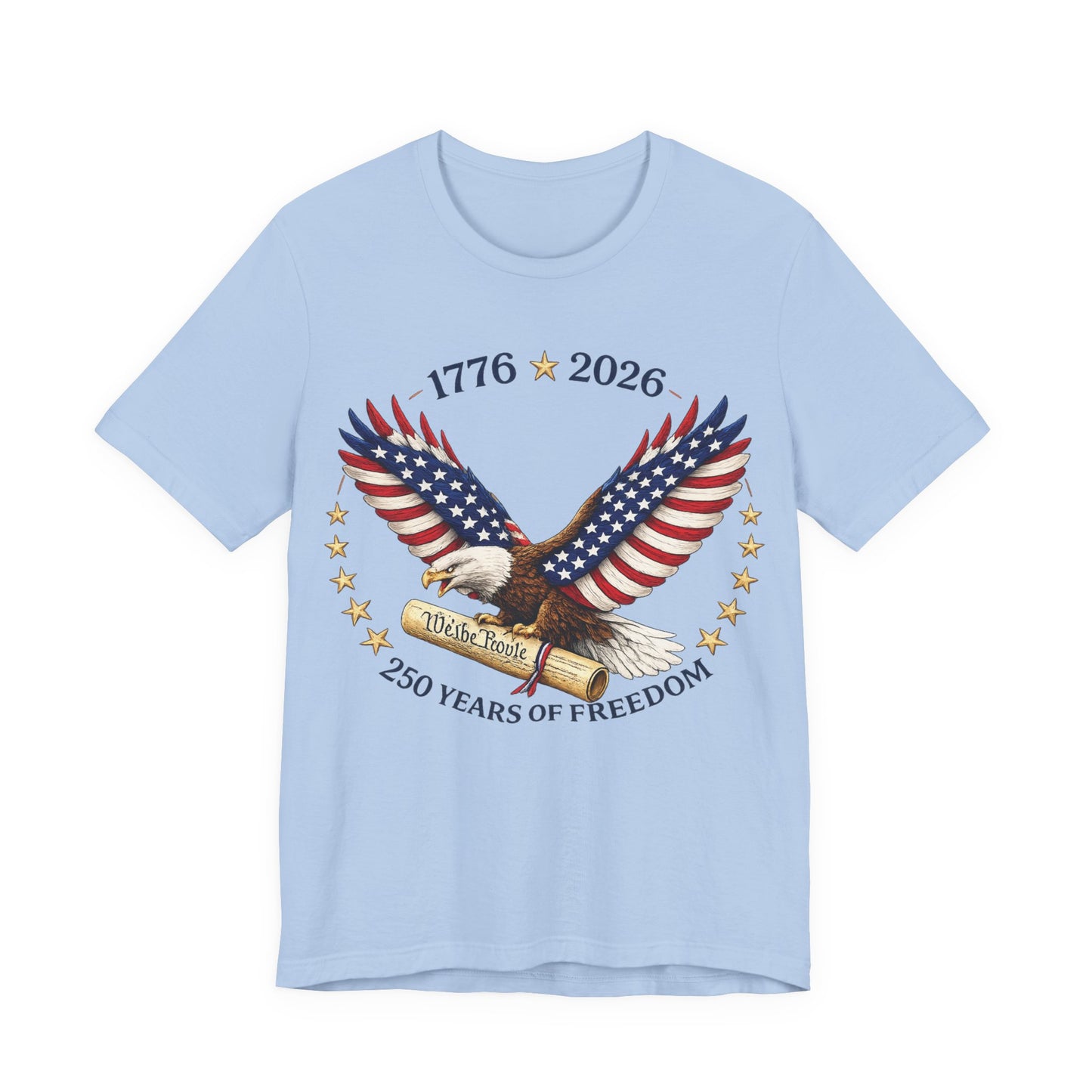 1776–2026 Eagle Patriotic Tee – 250 Years of Freedom