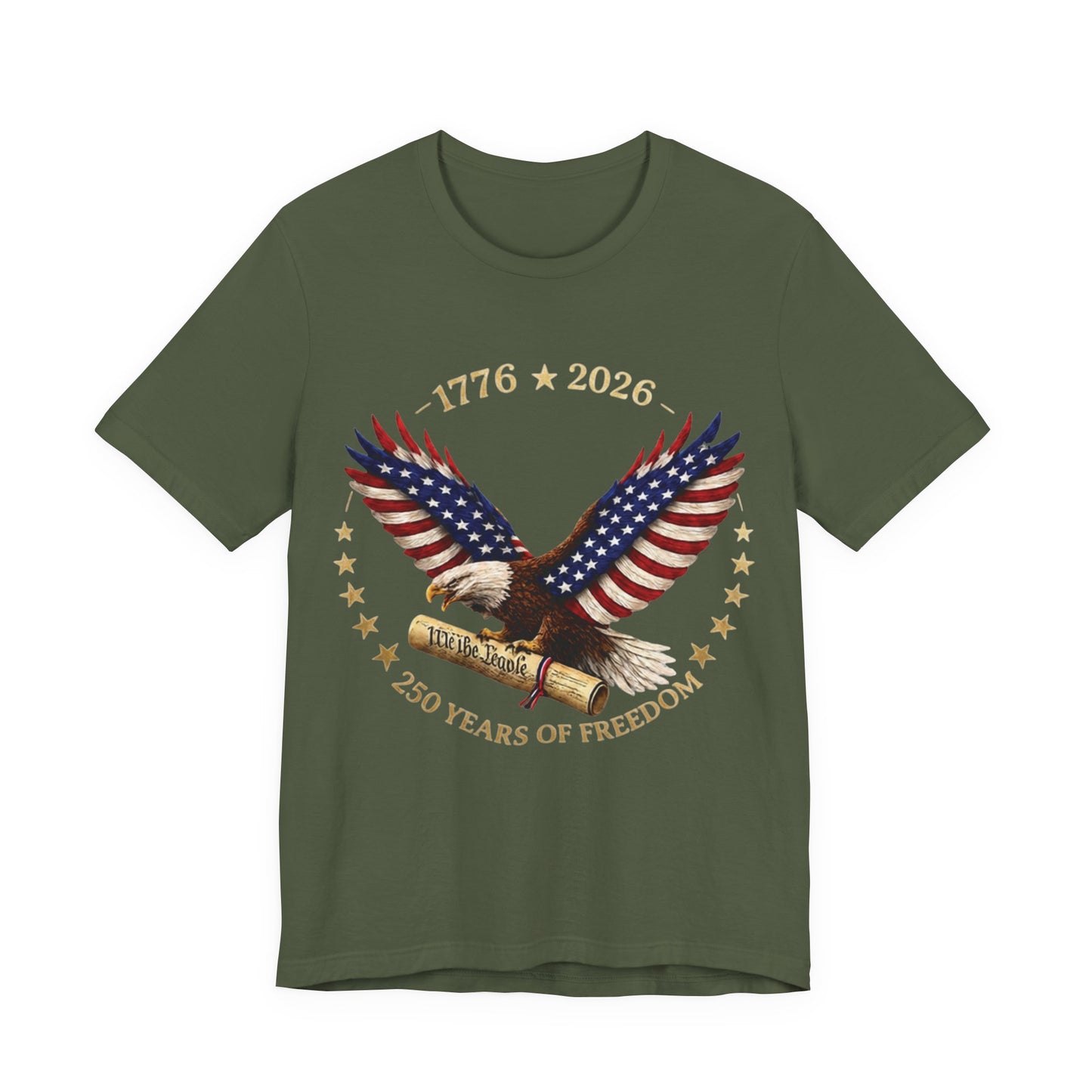 1776–2026 Eagle Patriotic Tee – 250 Years of Freedom