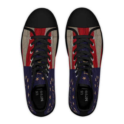 Betsy Ross Flag Women's High-Top Sneakers | Shop250America