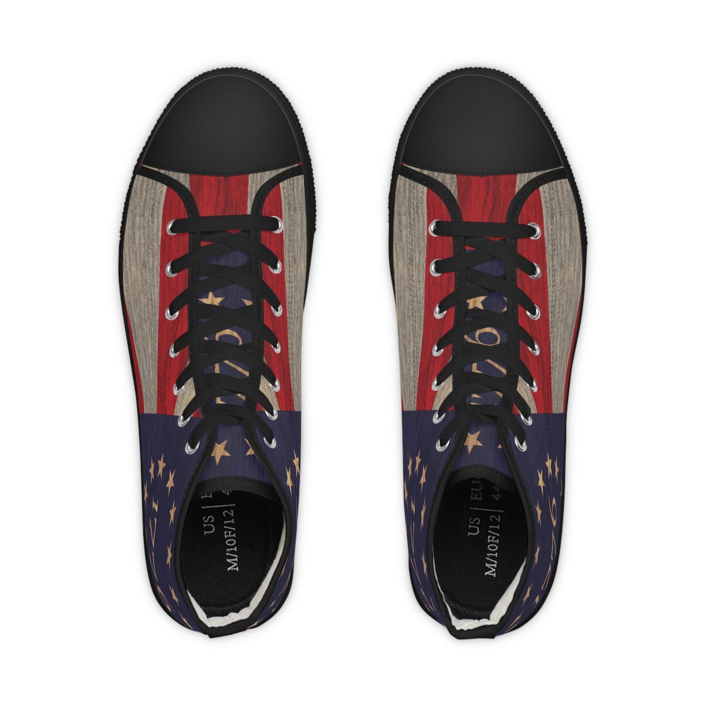 Men's Betsy Ross Flag High-Top Sneakers | Shop250America
