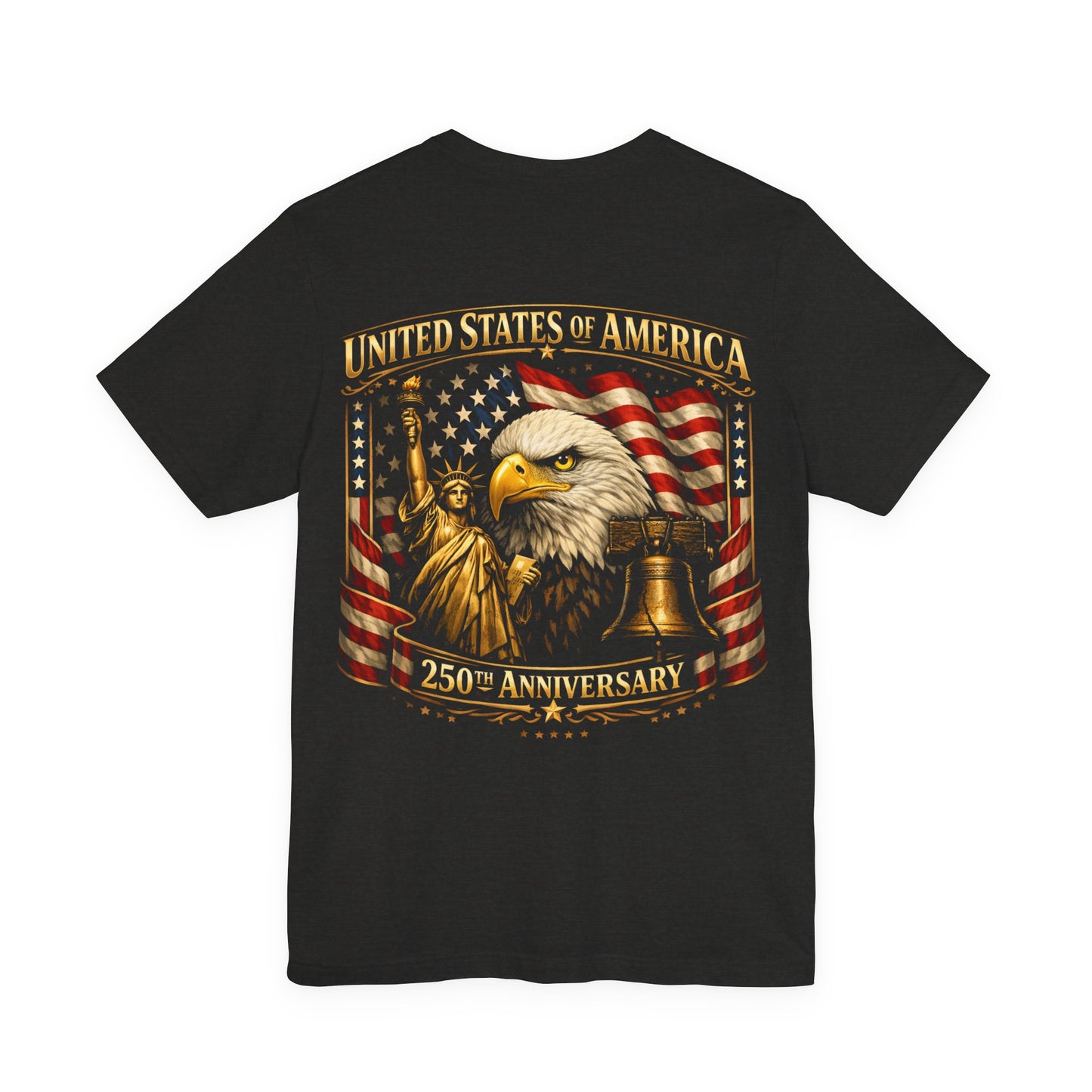 America 250 We the People Eagle Tee 1776-2026 — Front & Back Design