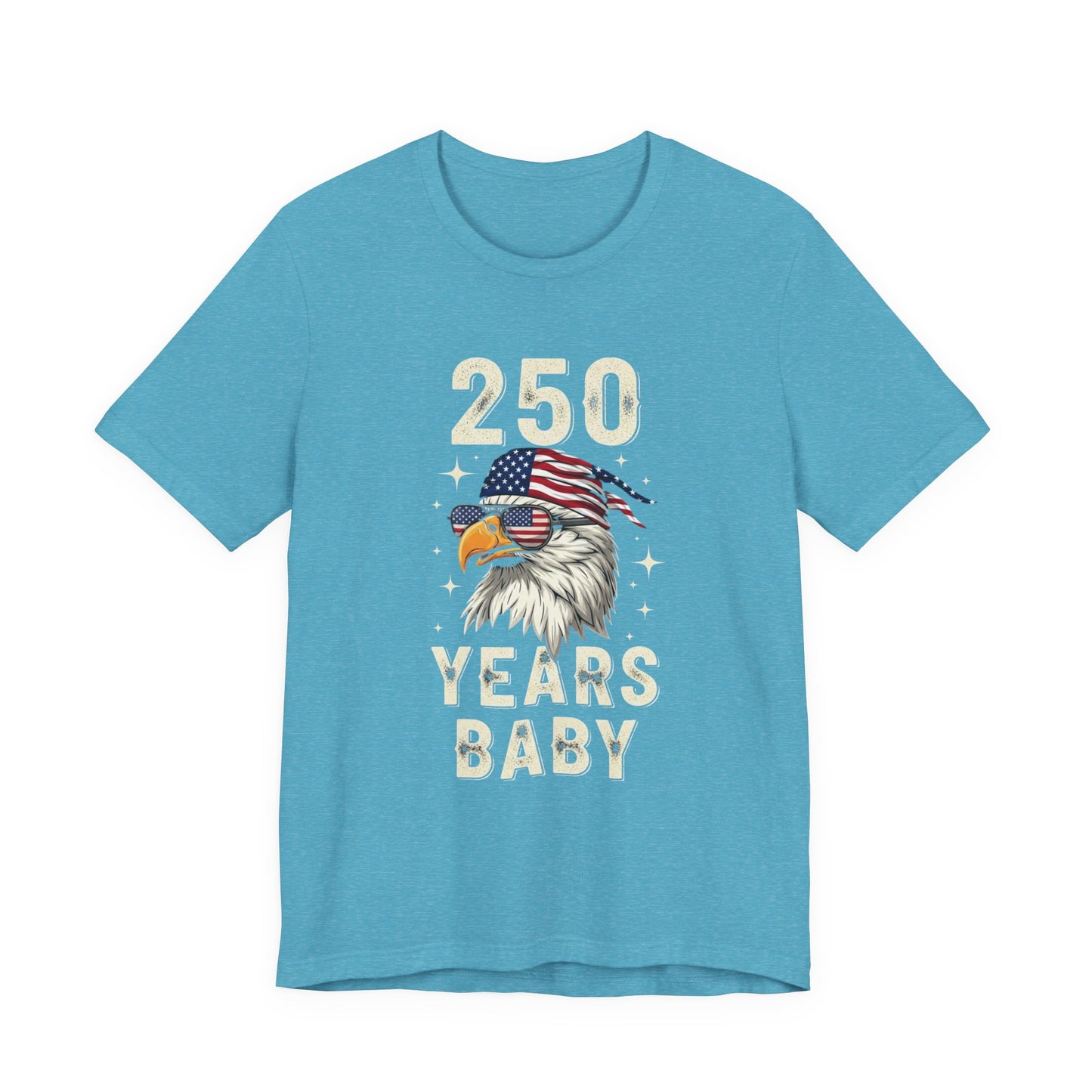250 Years Baby Eagle American Flag T-Shirt | Patriotic USA Tee
