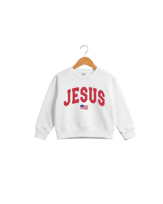 Jesus 🇺🇸 Kids Sweatshirt