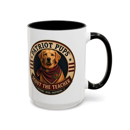 Scout the Teacher Accent Mug | Patriot Pups™ | Patient. Wise. Inspiring