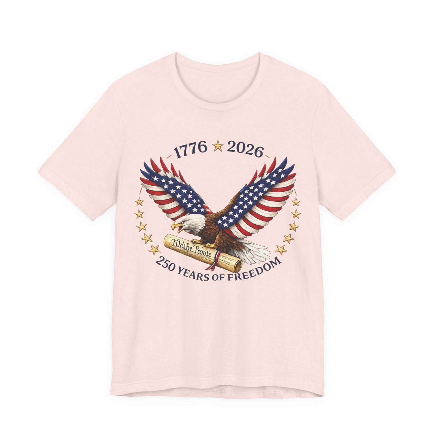 1776–2026 Eagle Patriotic Tee – 250 Years of Freedom