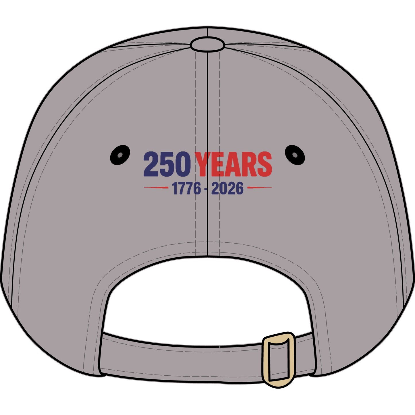 Youth Baseball Cap — "America's Birthday? Dino-mite!" Embroidered 250 Years 1776-2026
