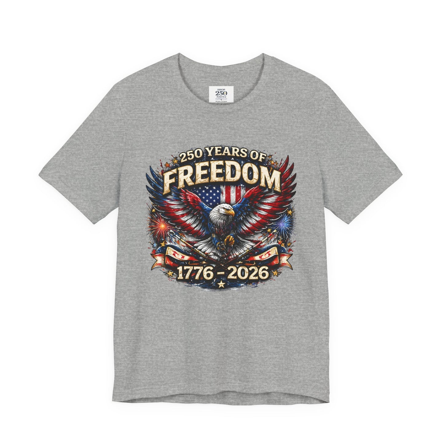 America 250 Freedom Eagle Tee 1776-2026