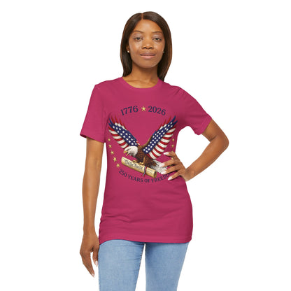 1776–2026 Eagle Patriotic Tee – 250 Years of Freedom