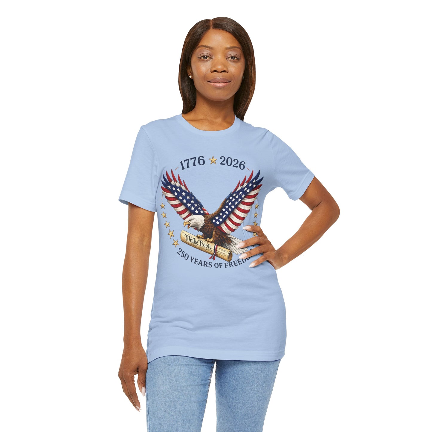 1776–2026 Eagle Patriotic Tee – 250 Years of Freedom
