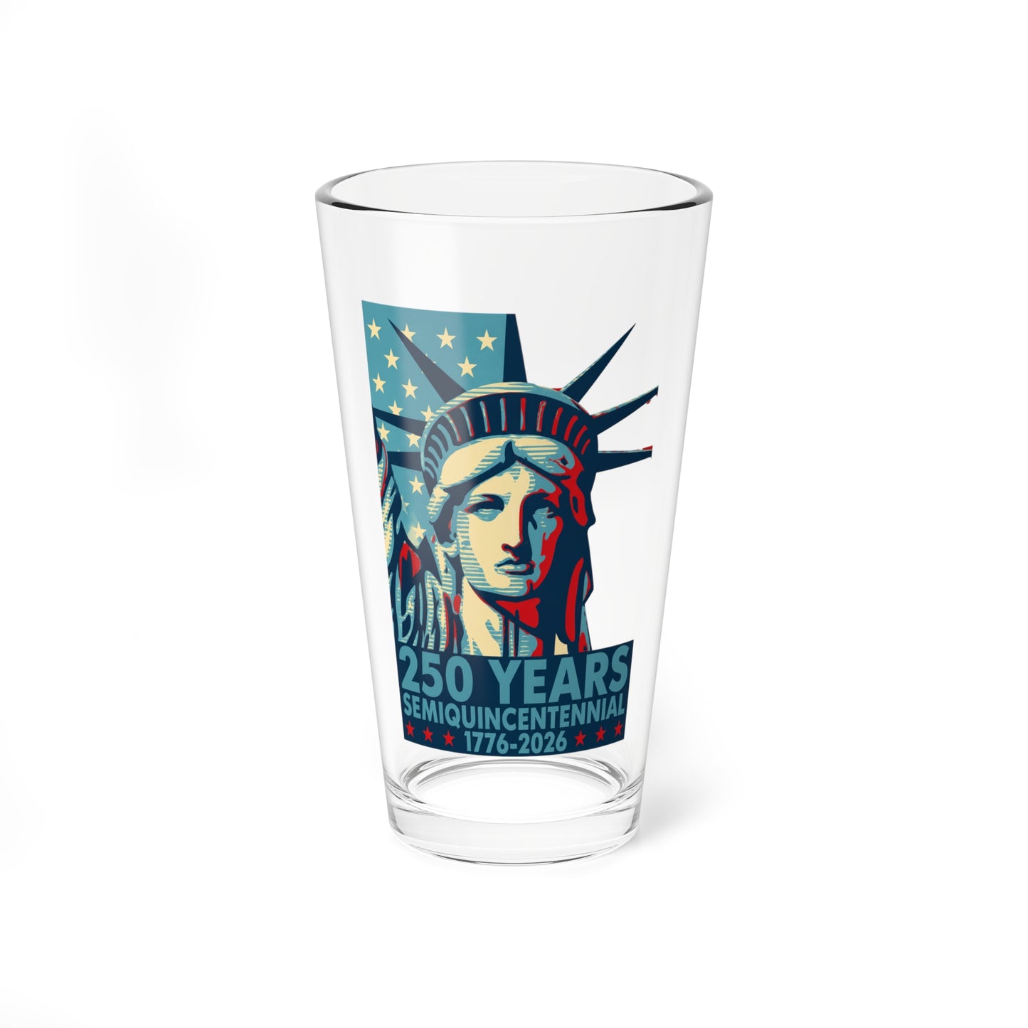 America 250 Statue of Liberty Mixing Glass — 16 oz