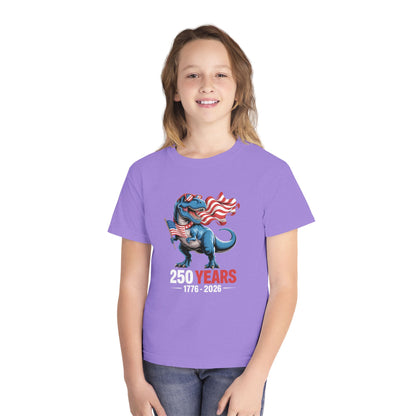 America 250 Dino Flag Youth Tee