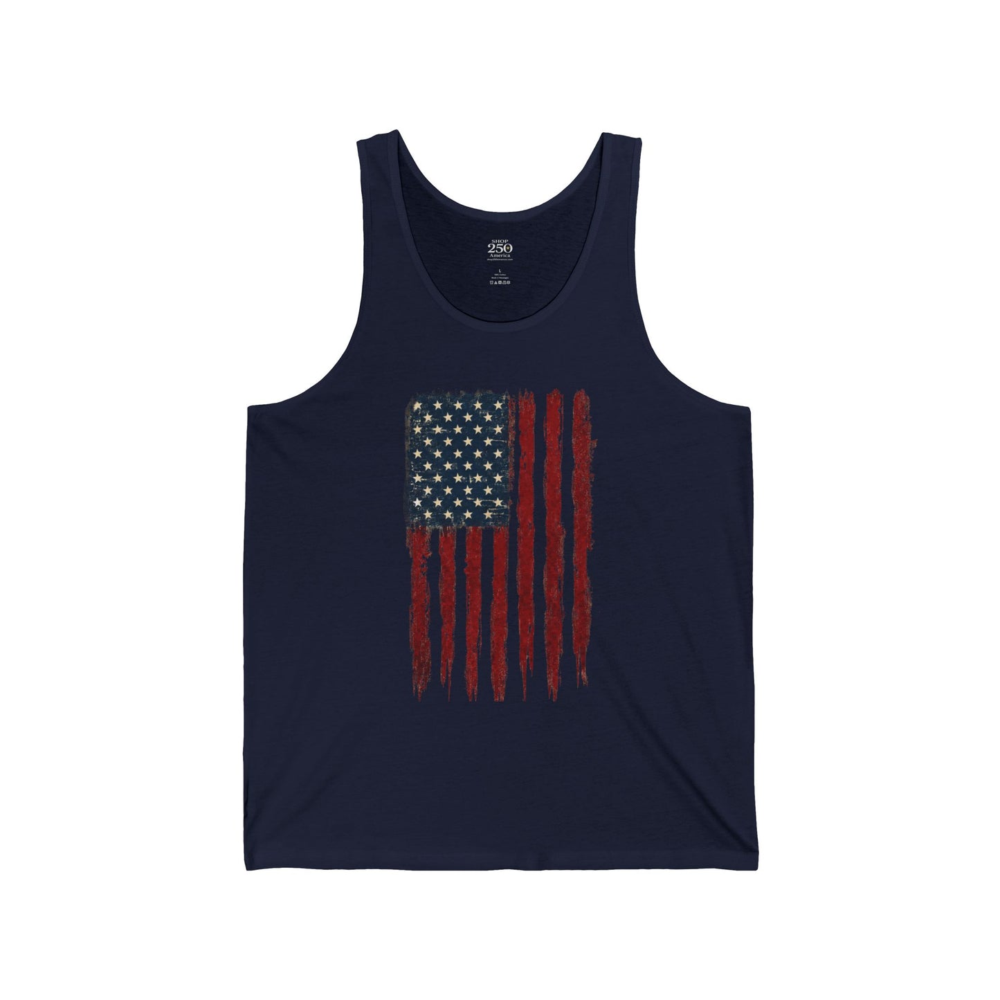 America 250 Flag Tank Top — Patriotic Unisex Tank