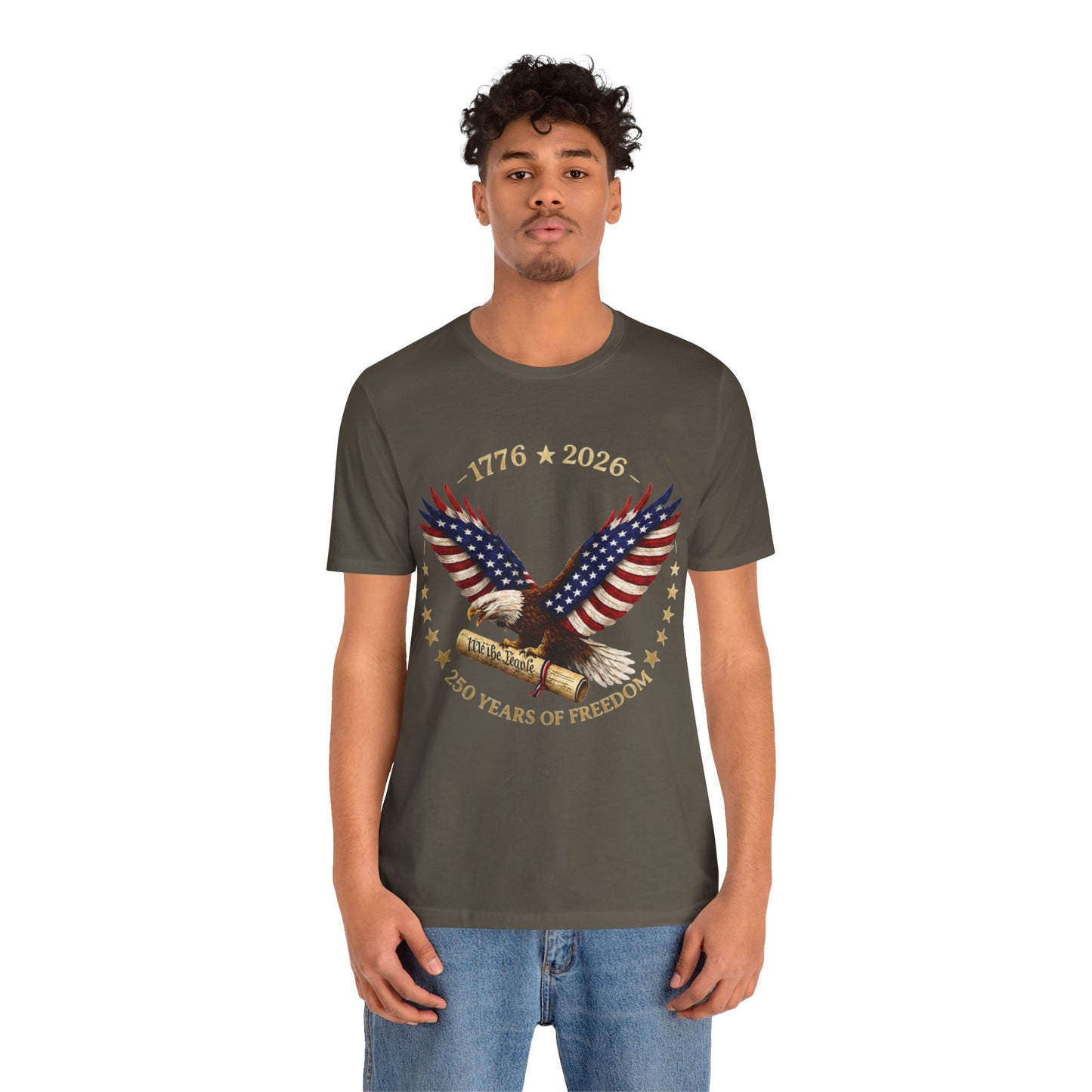 1776–2026 Eagle Patriotic Tee – 250 Years of Freedom