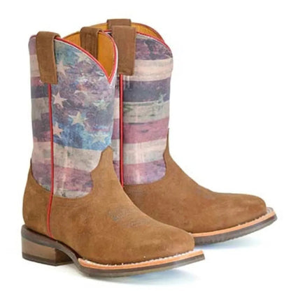Tin Haul Little Patriot Kids Cowboy Boots | Americana Sole