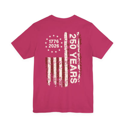 America 250 Freedom American Flag Tee