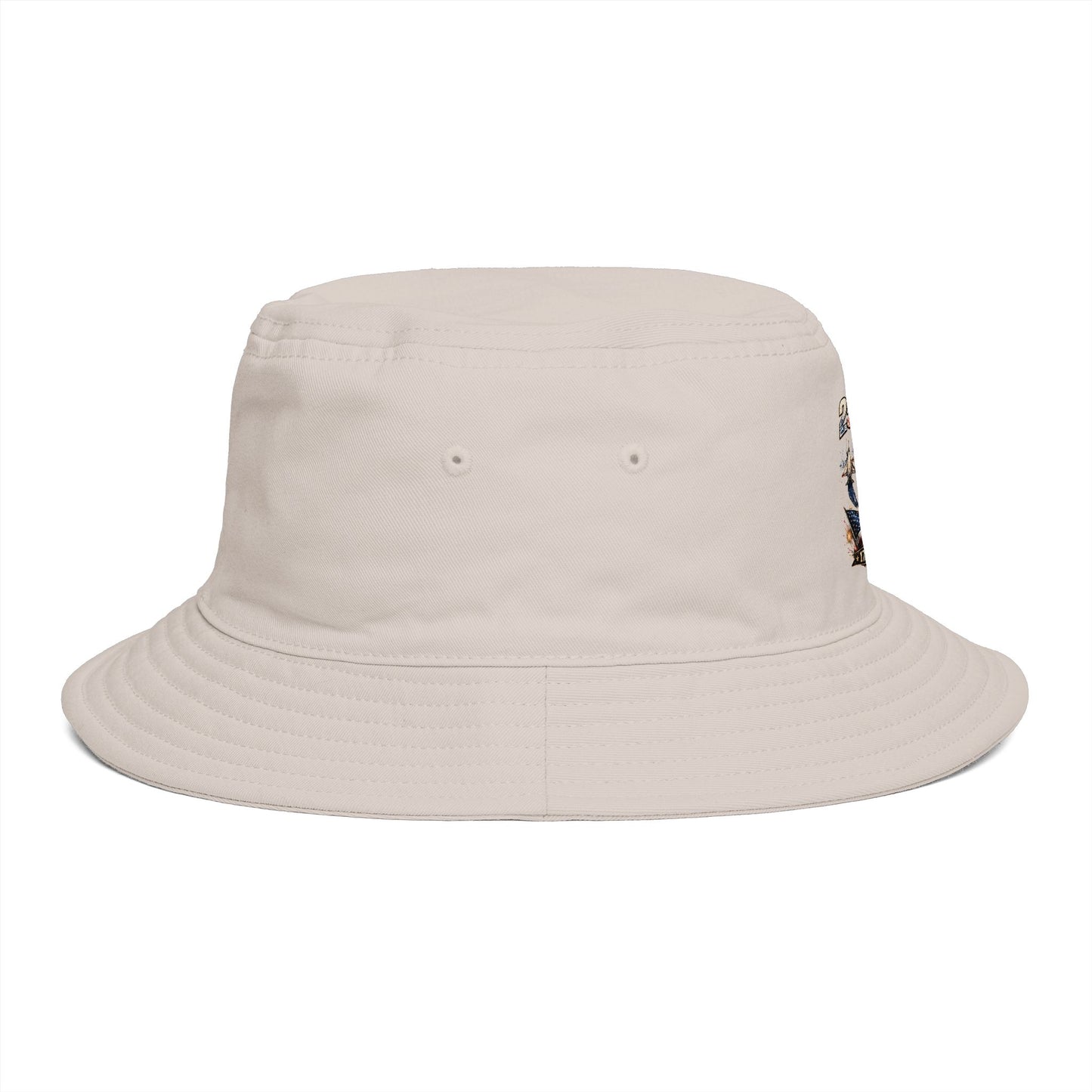 250 Years American Flag Bucket Hat – 1776–2026 Patriotic Cotton Cap